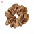 Qiyue Europe and America Cross Border Fashion Color Large Intestine Hair Ring Solid Color Satin All-Match Horsetail Hair Ring Hair Rope Ol Hair Accessories for Women