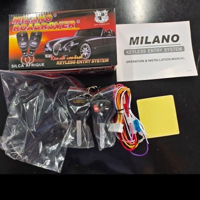 Milano Modified Car Anti-Theft Device Dual Remote Control Key-Free Entry System Alarm