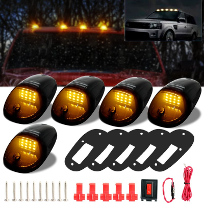 Applicable to Pickup Truck Mouse Lamp Cab Marker Roof12led Light F150 Dodge Ram Lamp