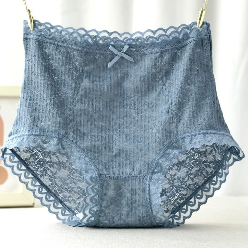 厂家直销内裤女蕾丝无痕中高腰纯棉档新款时尚女士短裤夏季薄