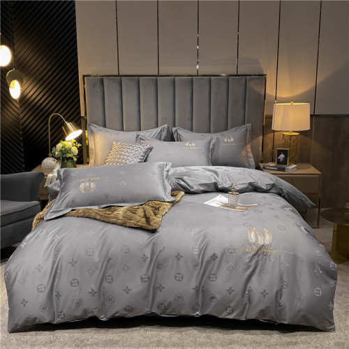 140支长绒棉四件套高档纯棉家用床上用品单双人轻奢床单被套批发