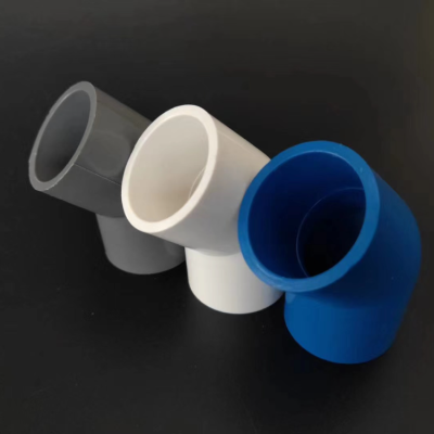 White 45 ° Elbow Upvc Balcony Kitchen Water Supply Accessories Connector Water Supply Pipe Fitting Joints Accessories Boutique Connector