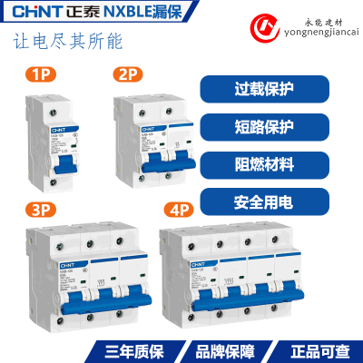 Chint Circuit Breaker 1P 2P 3P 4P Air Switch