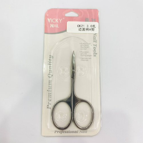 ck21 3.0 binding round handle a- type scissors eyebrow trimmer eyebrow trimming beauty scissors manicure implement
