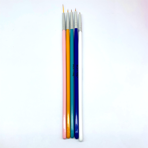 295 color rod 5 pcs fluoresent marker extremely thin rod extremely fine drawing line color painting flower hook manicure line drawing pen set