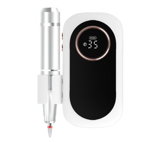 新款跨境美甲指甲打磨机便携式蓄电美甲电动专业修甲工具