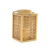 Vintage Bamboo Woven Storm Lantern Portable Candlestick High-End Decorative Ornaments Hotel Sample Room New Chinese Style Creative Furnishings