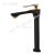 Copper Basin Hot and Cold Faucet Bathroom Black Gold Upper and Lower Basin Washbasin Basin Heightened Faucet