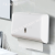Large Roll Paper Box Transparent Paper Holder Tissue Holder Wall-Mounted Bathroom Tissue Holder Large Plate Paper Box