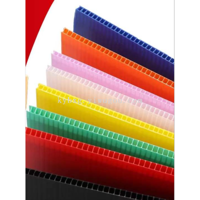 Pp Plastic Hollow Board Waterproof Anti-Static Corrugated Board Turnover Color Hollow Board