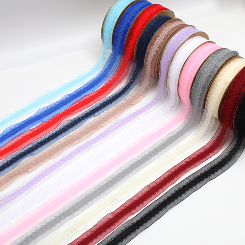 2.5cm Lace Lace Ribbon Satin Ribbon Webbing Hand Gift Ribbon Socks Accessories Bow Gift Box Packaging