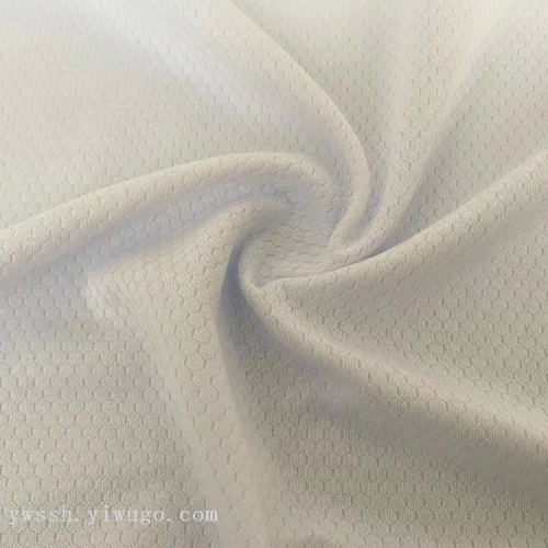spot spring and summer quick-drying polyester sportswear mesh fabric jacquard hexagonal football cloth football net m cloth