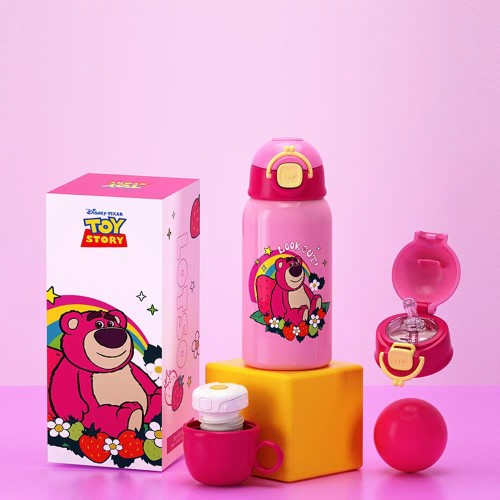 儿童保温杯适用盖子宝宝杯盖喝水壶盖可D制 动漫卡通保温杯盖批发