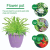 Plastic Flowerpot/Wall-Mounted Flower Pot/Coconut Palm Hanging Basket/Plant Hanging Basket/Succulent Flowerpot/Flower Pot