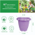 Plastic Flowerpot/Wall-Mounted Flower Pot/Coconut Palm Hanging Basket/Plant Hanging Basket/Succulent Flowerpot/Flower Pot