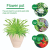 Plastic Flowerpot/Coconut Palm Hanging Basket/Plant Hanging Basket/Succulent Flowerpot/Wall-Mounted Flower Pot/Flower Pot