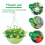 Plastic Flowerpot/Coconut Palm Hanging Basket/Wall-Mounted Flower Pot/Plant Hanging Basket/Succulent Flowerpot/Flower Pot