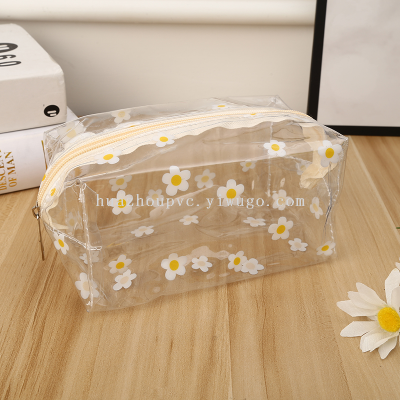 Factory Direct Sales Small Daisy Octagonal Makeup Jewelry Bag