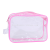 Factory Direct Sales High-Grade PVC Gold Leaf Portable Snap Button Stationery Ornament Cosmetic Bag