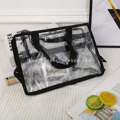 Factory Direct Sales High-Grade PVC Zipper Makeup Ornament Daily Portable Backpack