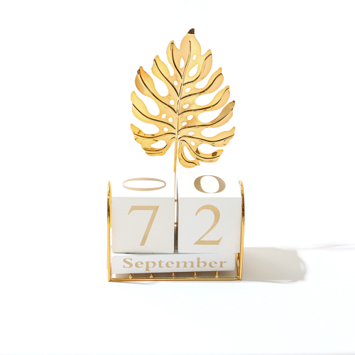 新款创意餐桌学生桌面木质日历摆件玄关幼儿园拍照日期牌拍摄