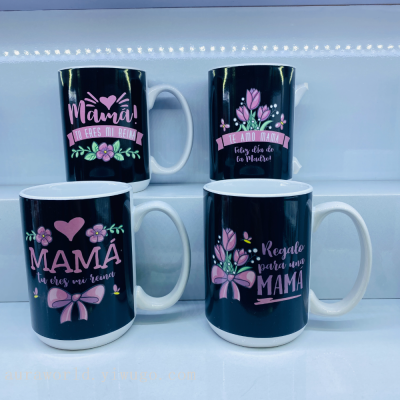 Spanish Esm005 Mother's Day Ceramic Cup 14Oz Mug Mother's Day Gift Cup Daily Use Articles Water Cup