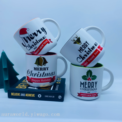 Christmas New Ceramic Cup Mug Holiday Gift Cup Novel Product Ch969