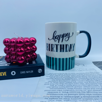 Latest Style Ceramic Cup Birthday Gift Cup Gift Mug