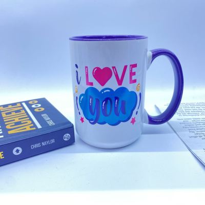 Valentine's Day Ceramic Cup Color Box Packaging E-Commerce Hot-Selling Product Holiday Gift Daily Supplies Drinking Cup