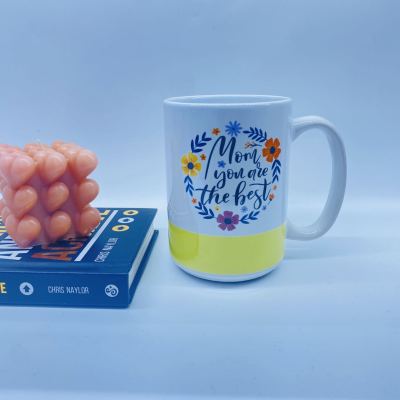 2024 Mother's Day Ceramic Cup Festival Mug Single Color Box Packaging Four Mixed Cross-Border Hot