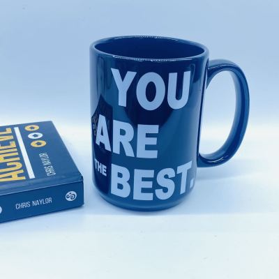 Inspirational Mug Encourage Ceramic Cup New Cross-Border Hot Single Color Box Packaging