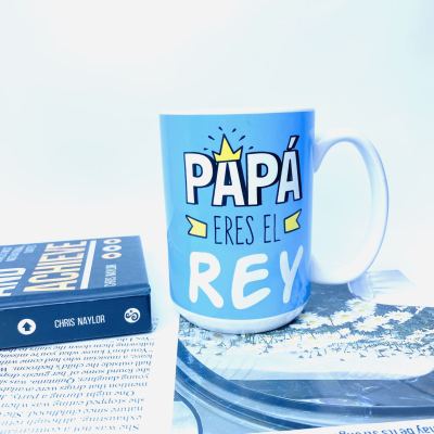 Spanish Father's Day Ceramic Cup Festival Mug Single Color Box Packaging 4 Mixed