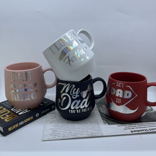 d461 father‘s day ceramic cup new festival mug single color box packaging aa