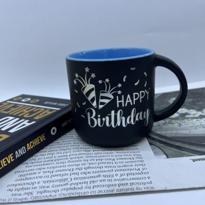 Birthday Mug Blessing Ceramic Cup Coffee Cup Water Cup Daily Supplies Foreign Trade Water Cup