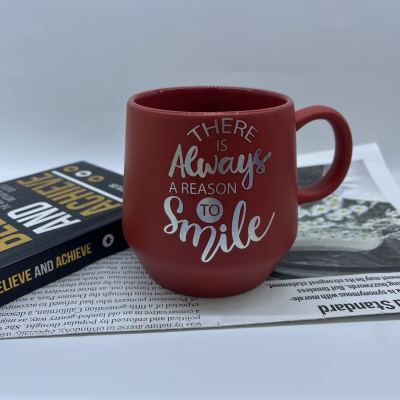 Inspirational Series Ceramic Cup Mug Blessing Coffee Cup Life Water Cup Big Belly Cup Daily Supplies