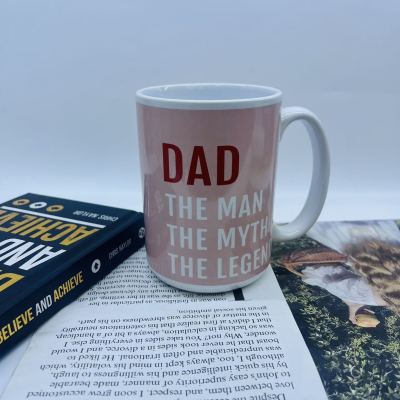 Father's Day Ceramic Cup Blessing Mug Milk Cup Coffee Cup New Water Cup Daily Necessities Water Cup