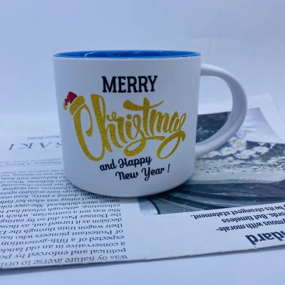 Christmas Ceramic Cup Festival Mug Coffee Cup Milk Cup Daily Water Cup Daily Supplies Foreign Trade Cup