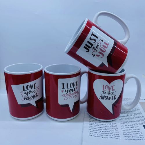 plot man ceramic cup new love mug milk cup blessing theme water cup