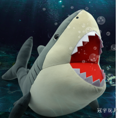 Shark Doll Pillow Large Simulation Plush Movie Megalodon Aquarium Aquarium Doll Wholesale
