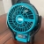 Electric tool Lithium electric fan two electricity one rechargeable battery