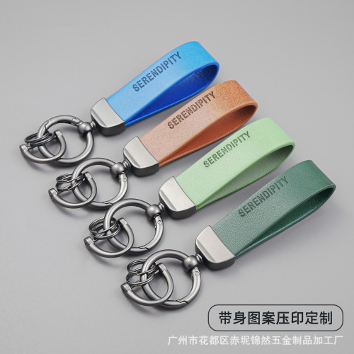 通用简约可定制钥匙扣挂件汽车配件车标钥匙链圈挂饰礼品外贸批发