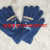 Children's Cashmere-like Five-Pointed Thermal Knitting Gloves Autumn and Winter Outdoor Cycling Sports Gloves