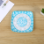 Blue and White Two-Color Printing Pattern Decoration Home Kitchen Melamine Plate Bone Thorn Dish Durable and Easy to Clean