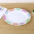 Color Printing Pattern Oval Kitchen and Dining Room Fish Dish Plate Environmentally Friendly Simple Specifications and Various Styles