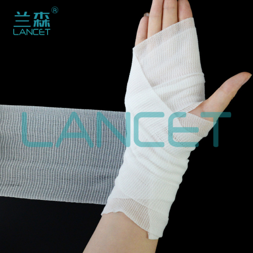PBT弹性绷带急救平纹绷带弹力绷带伤口防护包扎纱布敷料