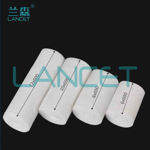 医用纱布绷带伤口包扎固定纱布绑带敷料一次性脱脂纱布卷