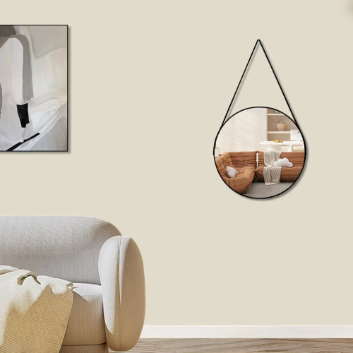 Nordic dressing mirror wall hanging mirror decoration bathroom mirror simple modern mirror