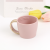 Women's Thermos Cup Large-Capacity Water Cup with Lid Portable and Simple Fresh Mori Creative Personalized Trend Ins Style Cup