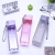 Personalization Portable Cup Student Water Cup Portable Cup Korean Style Plastic Large Capacity Summer Water Bottle Transparent Drop-Resistant Creative
