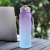 Large Capacity Sports Plastic Cup Girls' Outdoor Scale Kettle Portable Sports Bottle Student Portable Drinking Water Cup with Straw